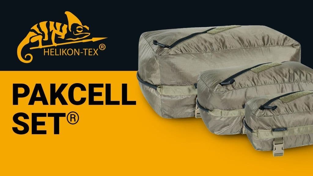 Helikon-TEX pakcell Organizer Set Borse Pouch Outdoor Campeggio Pack Camogrom 